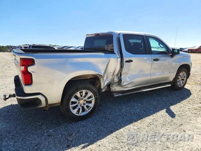 Trzecie zdjęcie samochodu z tyłu: 2021 CHEVROLET SILVERADO C1500 CUSTOM VIN:3GCPWBEKXMG317790 - miniatura