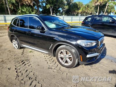 Czwarte zdjęcie samochodu z boku: 2021 BMW X3 SDRIVE30I VIN:5UXTY3C04M9F29408 - miniatura