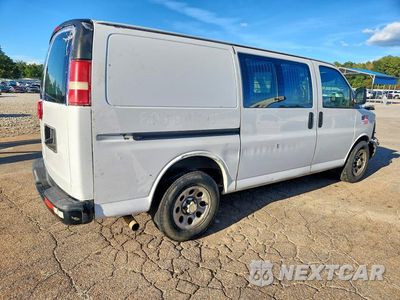 Trzecie zdjęcie samochodu z tyłu: 2013 CHEVROLET EXPRESS G1500 VIN:1GCSGAFXXD1179274 - miniatura