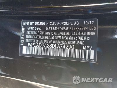 Zdjęcie 14 z 14 samochodu: 2013 PORSCHE CAYENNE GTS VIN:WP1AD2A28DLA74290 - miniatura