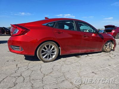 Trzecie zdjęcie samochodu z tyłu: 2019 HONDA CIVIC EX VIN:19XFC1F36KE014567 - miniatura