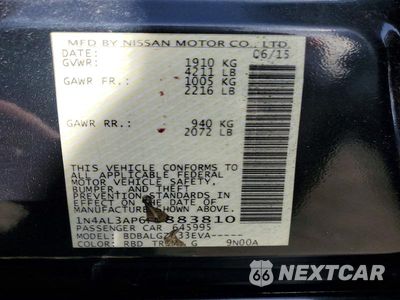 Zdjęcie 13 z 13 samochodu: 2015 NISSAN ALTIMA 2.5 S VIN:1N4AL3AP6FN883810 - miniatura