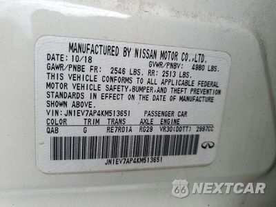 Zdjęcie 12 z 12 samochodu: 2019 INFINITI Q50 3.0T LUXE VIN:JN1EV7AP4KM513651 - miniatura