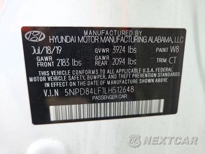 Zdjęcie 13 z 13 samochodu: 2020 HYUNDAI ELANTRA SEL VIN:5NPD84LF1LH512648 - miniatura