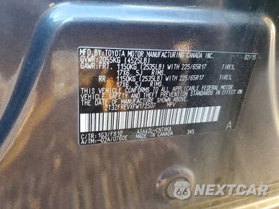 Zdjęcie 14 z 14 samochodu: 2015 TOYOTA RAV4 LE VIN:2T3ZFREVXFW172507 - miniatura