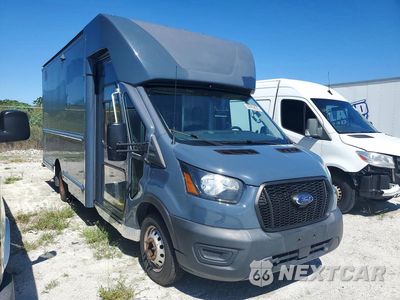 Czwarte zdjęcie samochodu z boku: 2021 FORD TRANSIT T-350 HD VIN:1FDDF6P89MKA77020 - miniatura