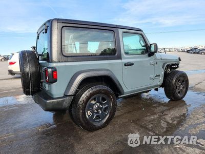 Trzecie zdjęcie samochodu z tyłu: 2025 JEEP WRANGLER SPORT VIN:1C4PJXAN0SW531620 - miniatura