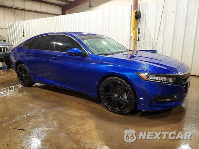 Czwarte zdjęcie samochodu z boku: 2019 HONDA ACCORD SPORT VIN:1HGCV1F35KA170374 - miniatura
