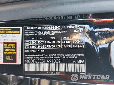 Zdjęcie 13 z 13 samochodu: 2017 MERCEDES-BENZ GLS 450 4MATIC VIN:4JGDF6EE5HA918321 - miniatura