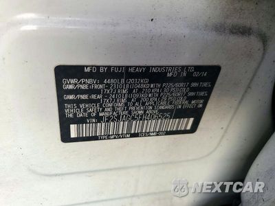Zdjęcie 12 z 12 samochodu: 2015 SUBARU FORESTER 2.5I PREMIUM VIN:JF2SJAGC5FH406525 - miniatura