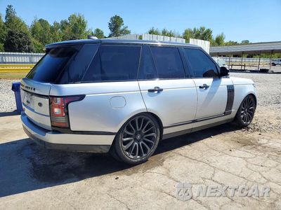 Trzecie zdjęcie samochodu z tyłu: 2017 LAND ROVER RANGE ROVER HSE VIN:SALGS2FV3HA370610 - miniatura