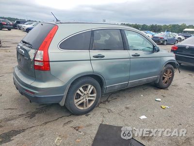 Trzecie zdjęcie samochodu z tyłu: 2010 HONDA CR-V EX VIN:5J6RE4H58AL024167 - miniatura