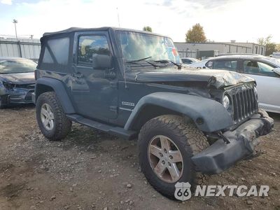 Czwarte zdjęcie samochodu z boku: 2017 JEEP WRANGLER SPORT VIN:1C4AJWAG0HL658850 - miniatura