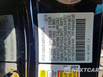 Zdjęcie 12 z 12 samochodu: 2018 HONDA ACCORD SPORT VIN:1HGCV1F3XJA118141 - miniatura