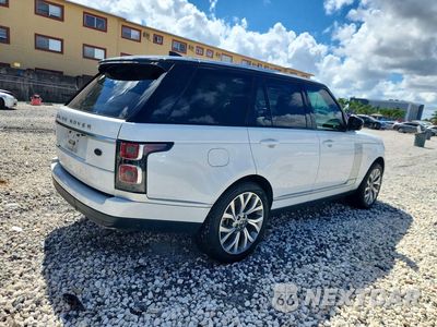Trzecie zdjęcie samochodu z tyłu: 2020 LAND ROVER RANGE ROVER HSE VIN:SALGS2RU4LA579656 - miniatura