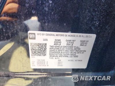 Zdjęcie 12 z 12 samochodu: 2022 GMC TERRAIN SLT VIN:3GKALVEV9NL117300 - miniatura