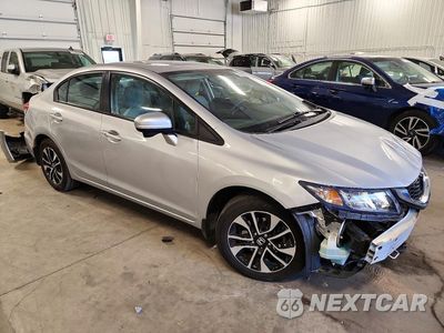 Czwarte zdjęcie samochodu z boku: 2015 HONDA CIVIC EX VIN:19XFB2F87FE016578 - miniatura