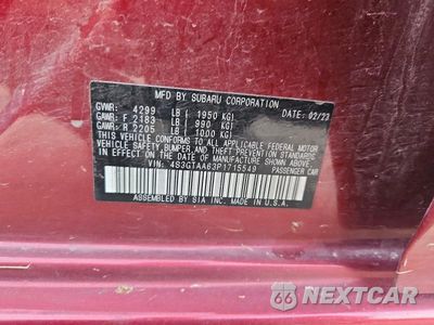 Zdjęcie 12 z 12 samochodu: 2023 SUBARU IMPREZA VIN:4S3GTAA63P1715549 - miniatura