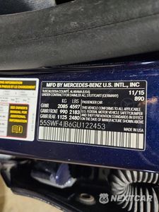 Zdjęcie 12 z 12 samochodu: 2016 MERCEDES-BENZ C 300 VIN:55SWF4JB6GU122453 - miniatura