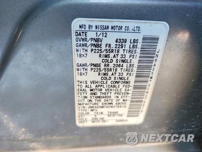 Zdjęcie 14 z 14 samochodu: 2012 NISSAN ROGUE S VIN:JN8AS5MTXCW278619 - miniatura