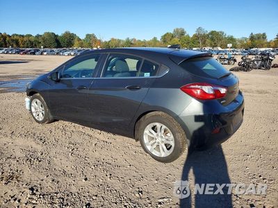 Drugie zdjęcie samochodu z przodu: 2019 CHEVROLET CRUZE LT VIN:3G1BE6SM4KS581455 - miniatura