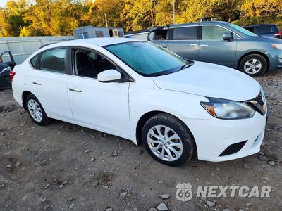 Czwarte zdjęcie samochodu z boku: 2019 NISSAN SENTRA SV VIN:3N1AB7AP5KY335060 - miniatura