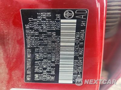 Zdjęcie 12 z 12 samochodu: 2013 TOYOTA COROLLA LE VIN:2T1BU4EEXDC024942 - miniatura