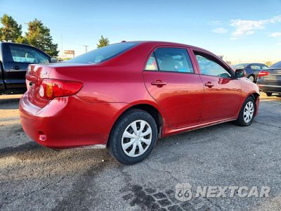 Trzecie zdjęcie samochodu z tyłu: 2010 TOYOTA COROLLA LE VIN:1NXBU4EE3AZ168648 - miniatura