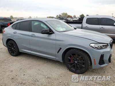 Czwarte zdjęcie samochodu z boku: 2024 BMW X4 M40I VIN:5UX43DT07R9V58687 - miniatura