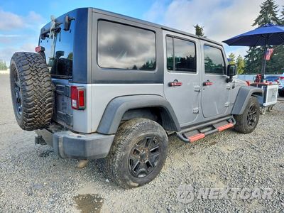 Trzecie zdjęcie samochodu z tyłu: 2018 JEEP WRANGLER UNLIMITED SPORT VIN:1C4BJWDG7JL867427 - miniatura