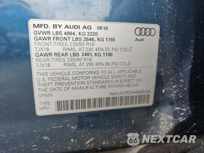 Zdjęcie 13 z 13 samochodu: 2017 AUDI Q3 PREMIUM PLUS VIN:WA1JCCFS7HR002206 - miniatura