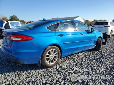 Trzecie zdjęcie samochodu z tyłu: 2019 FORD FUSION SE VIN:3FA6P0HD6KR248646 - miniatura
