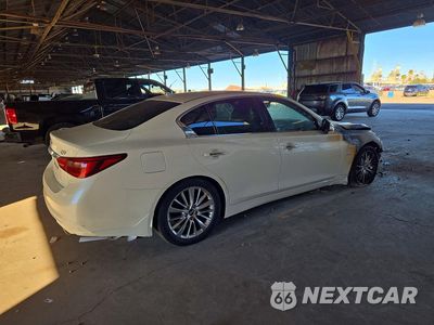 Trzecie zdjęcie samochodu z tyłu: 2019 INFINITI Q50 3.0T LUXE VIN:JN1EV7AP4KM515254 - miniatura