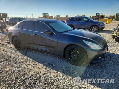 Czwarte zdjęcie samochodu z boku: 2013 INFINITI G37 SEDAN X VIN:JN1CV6AR1DM753133 - miniatura