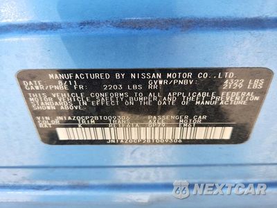 Zdjęcie 12 z 12 samochodu: 2011 NISSAN LEAF SV VIN:JN1AZ0CP2BT009306 - miniatura