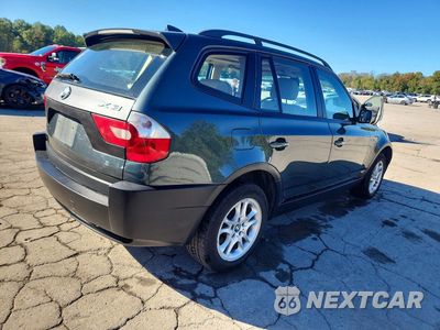 Trzecie zdjęcie samochodu z tyłu: 2005 BMW X3 2.5I VIN:WBXPA73415WC48240 - miniatura