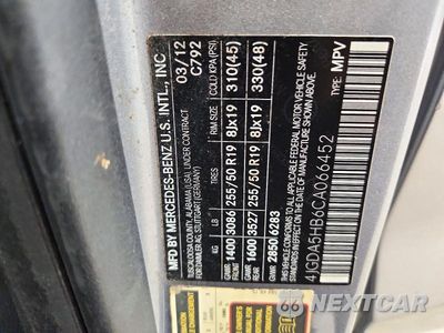Zdjęcie 13 z 13 samochodu: 2012 MERCEDES-BENZ ML 350 4MATIC VIN:4JGDA5HB6CA066452 - miniatura
