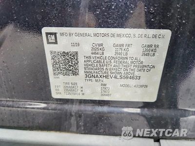 Zdjęcie 14 z 14 samochodu: 2020 CHEVROLET EQUINOX LS VIN:3GNAXHEV4LS594633 - miniatura