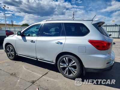 Drugie zdjęcie samochodu z przodu: 2017 NISSAN PATHFINDER PLATINUM VIN:5N1DR2MM9HC646286 - miniatura