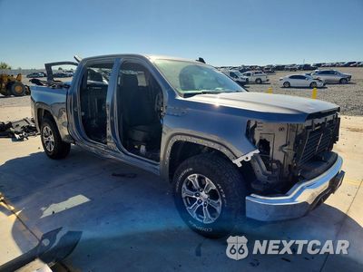 Czwarte zdjęcie samochodu z boku: 2021 GMC SIERRA K1500 SLE VIN:3GTU9BET1MG435228 - miniatura