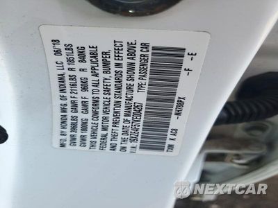 Zdjęcie 12 z 12 samochodu: 2019 HONDA INSIGHT EX VIN:19XZE4F57KE004267 - miniatura