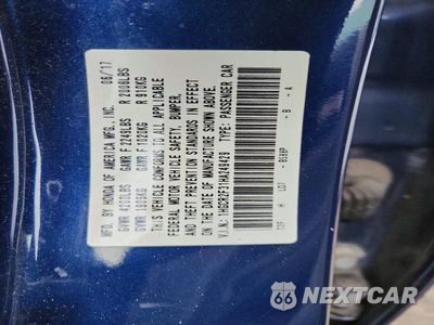Zdjęcie 12 z 12 samochodu: 2017 HONDA ACCORD LX VIN:1HGCR2F31HA249429 - miniatura