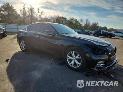 Czwarte zdjęcie samochodu z boku: 2015 INFINITI Q50 BASE VIN:JN1BV7AR9FM410588 - miniatura