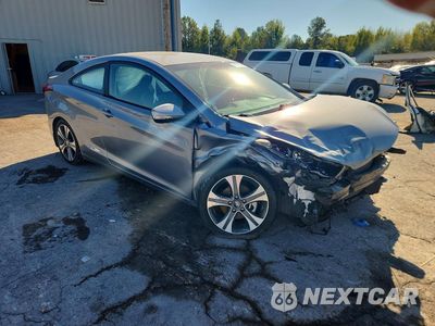 Czwarte zdjęcie samochodu z boku: 2014 HYUNDAI ELANTRA COUPE BASE VIN:KMHDH6AH0EU029673 - miniatura