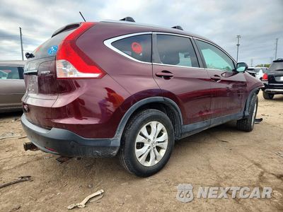 Trzecie zdjęcie samochodu z tyłu: 2014 HONDA CR-V EXL VIN:5J6RM4H75EL019728 - miniatura