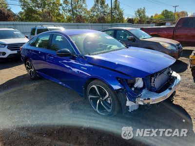 Czwarte zdjęcie samochodu z boku: 2022 HONDA ACCORD HYBRID SPORT VIN:1HGCV3F25NA004413 - miniatura