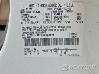Zdjęcie 13 z 13 samochodu: 2002 FORD EXCURSION LIMITED VIN:1FMNU42F62EB24696 - miniatura