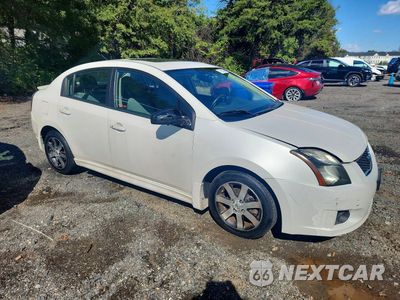 Czwarte zdjęcie samochodu z boku: 2012 NISSAN SENTRA 2.0 VIN:3N1AB6APXCL728979 - miniatura