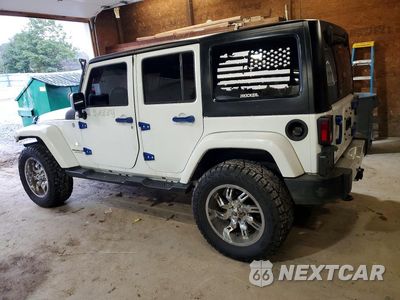 Drugie zdjęcie samochodu z przodu: 2015 JEEP WRANGLER UNLIMITED SAHARA VIN:1C4HJWEG5FL621671 - miniatura