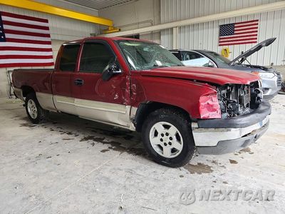Czwarte zdjęcie samochodu z boku: 2005 CHEVROLET SILVERADO C1500 VIN:1GCEC19T45Z327522 - miniatura